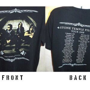 2 side Stone Temple Pilots Concert Tour T-Shirt, Music Band t Shirt 73